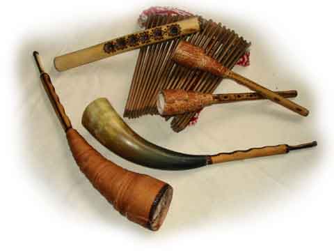 Ancient (traditional) russian folk 

        music instruments
